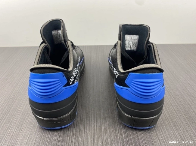Rep SP Low Retro DJ4375-004 Jordan 2 Off-White Blue Black 0613